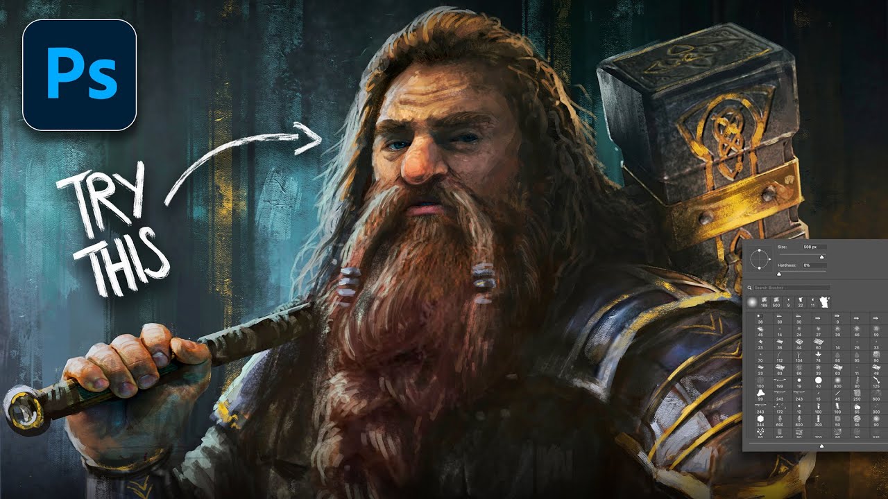 Learn the best way to Photobash digital art tutorial