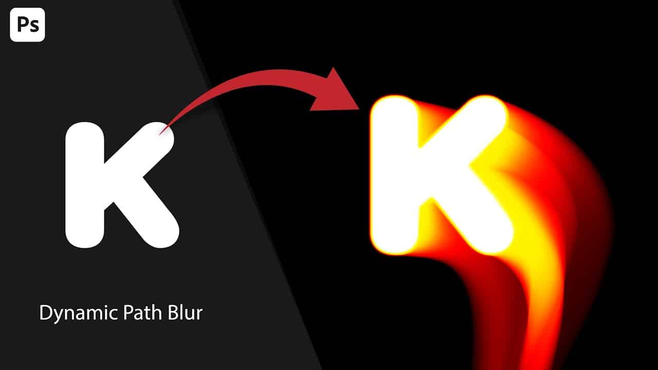 Master the dynamic path blur text effect in Photoshop tutorial