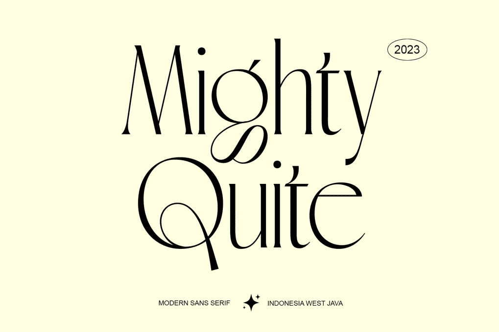 A modern sans serif font