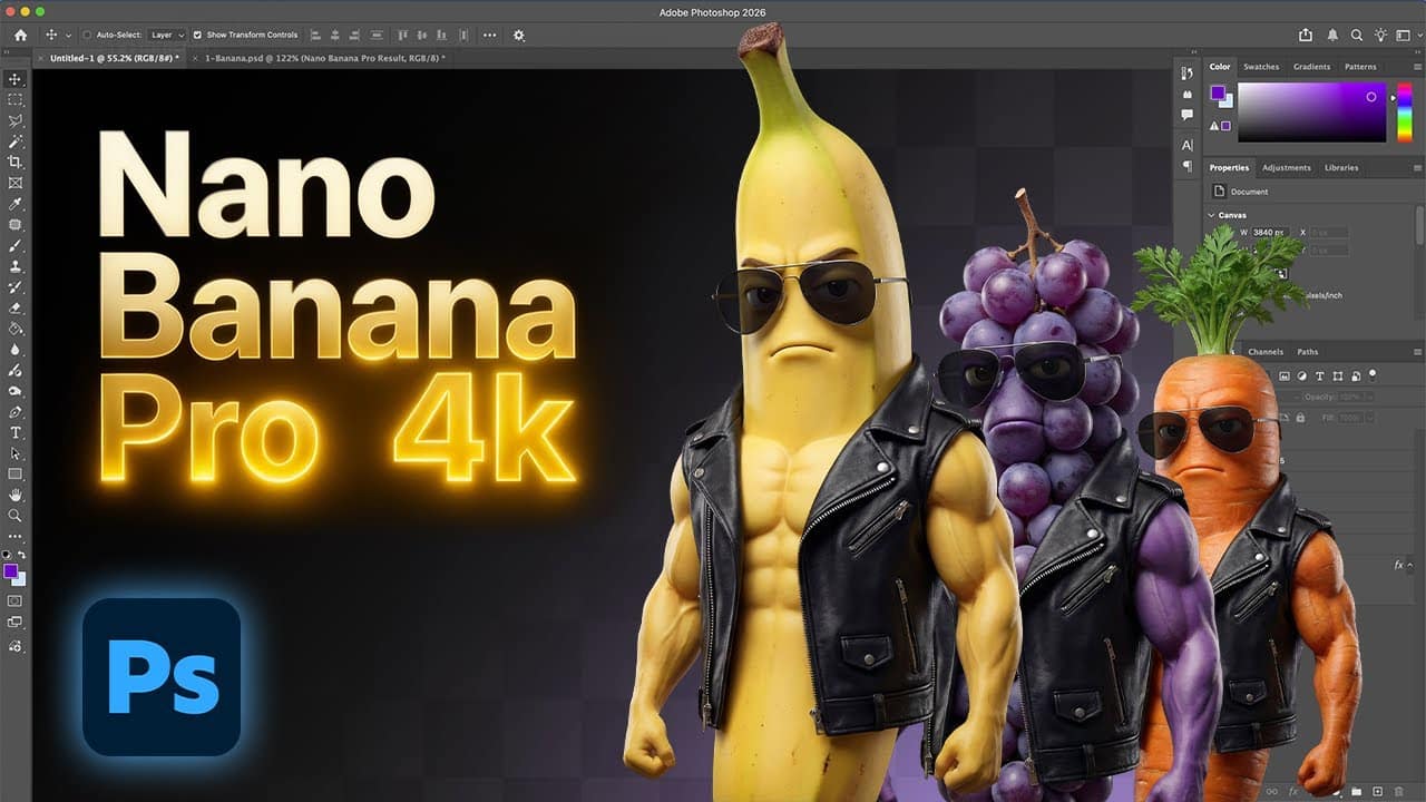 Nano Banana in Photoshop tutorial