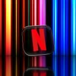 A colorful background and Netflix logo