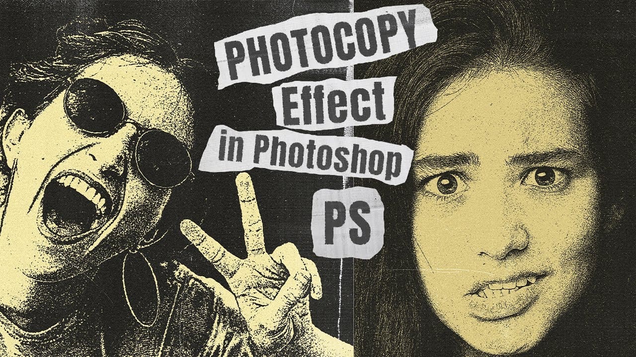 Create a Photocopy effect in Photoshop tutorial