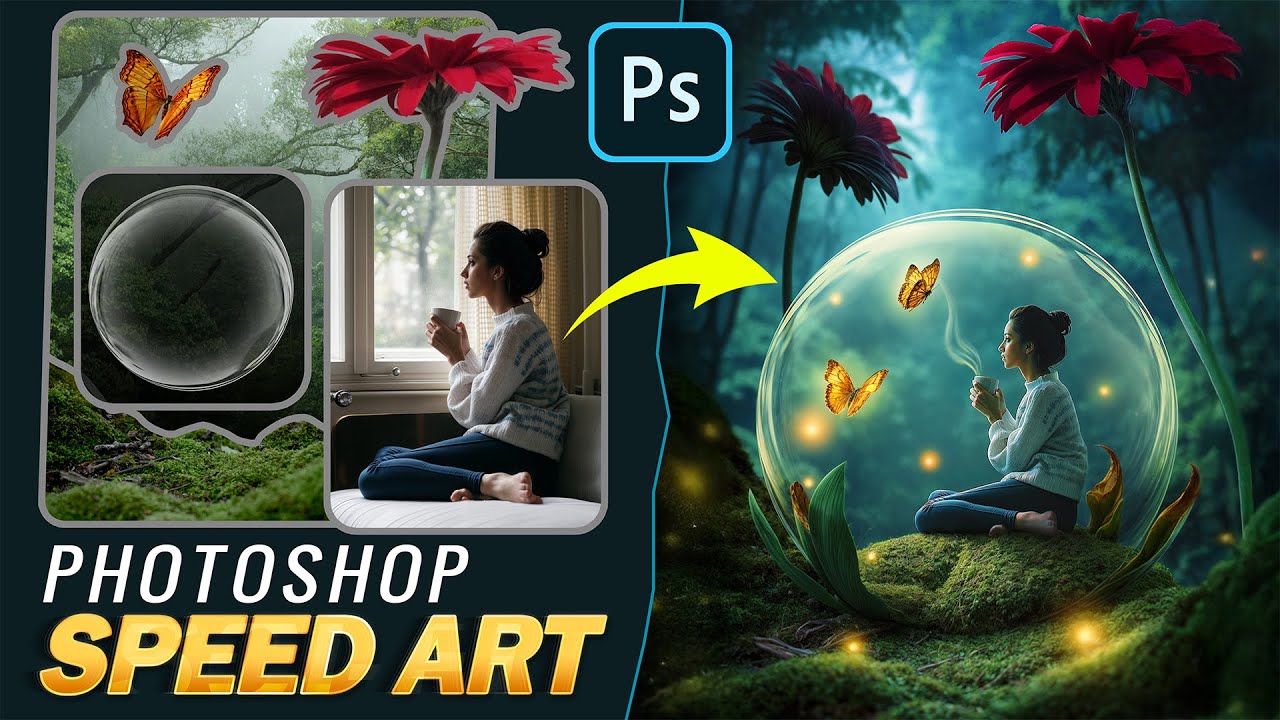 Photoshop speed art tutorial