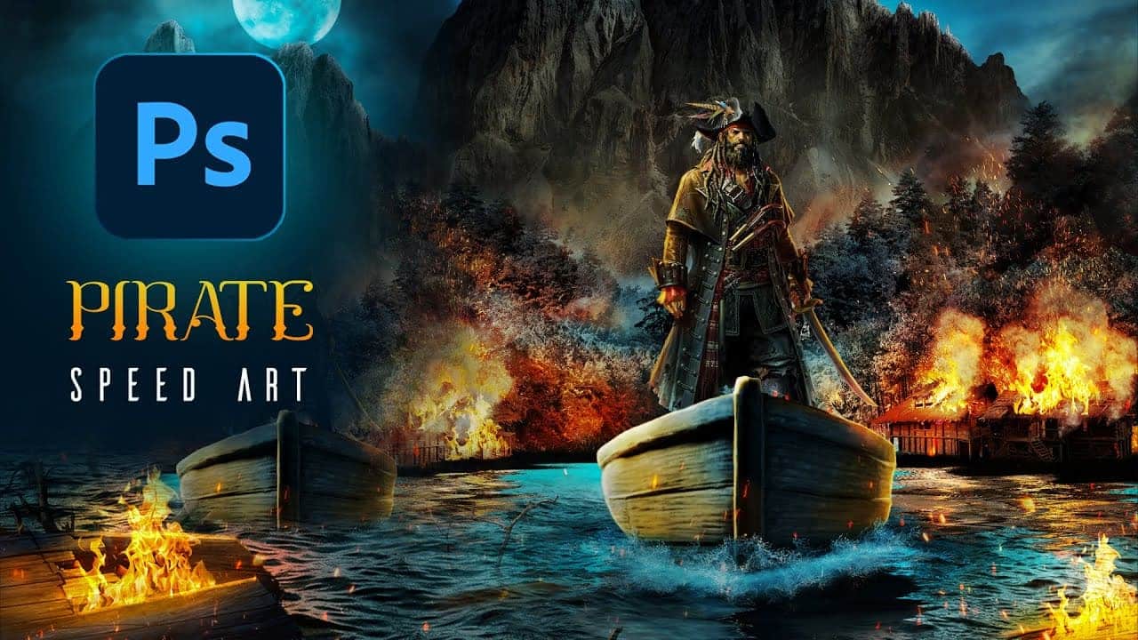 A pirate speed art photo manipulation photoshop tutorial