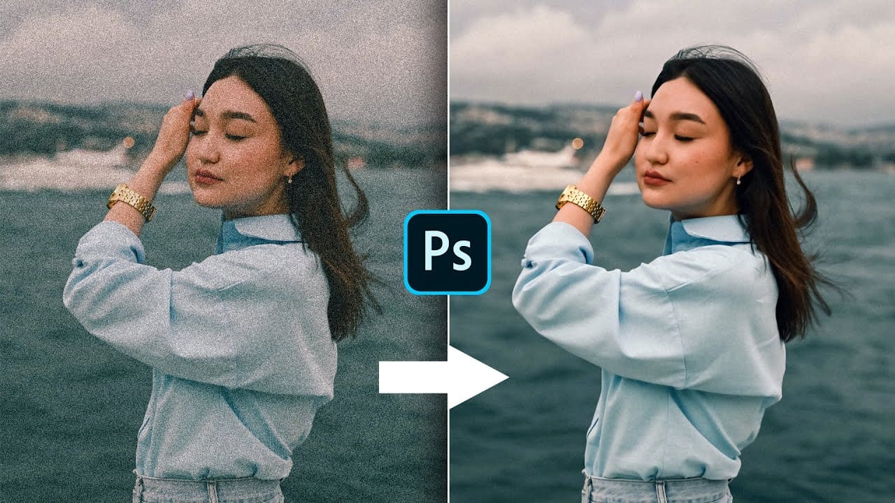Reduce Noise and Grains in Photoshop Tutorial