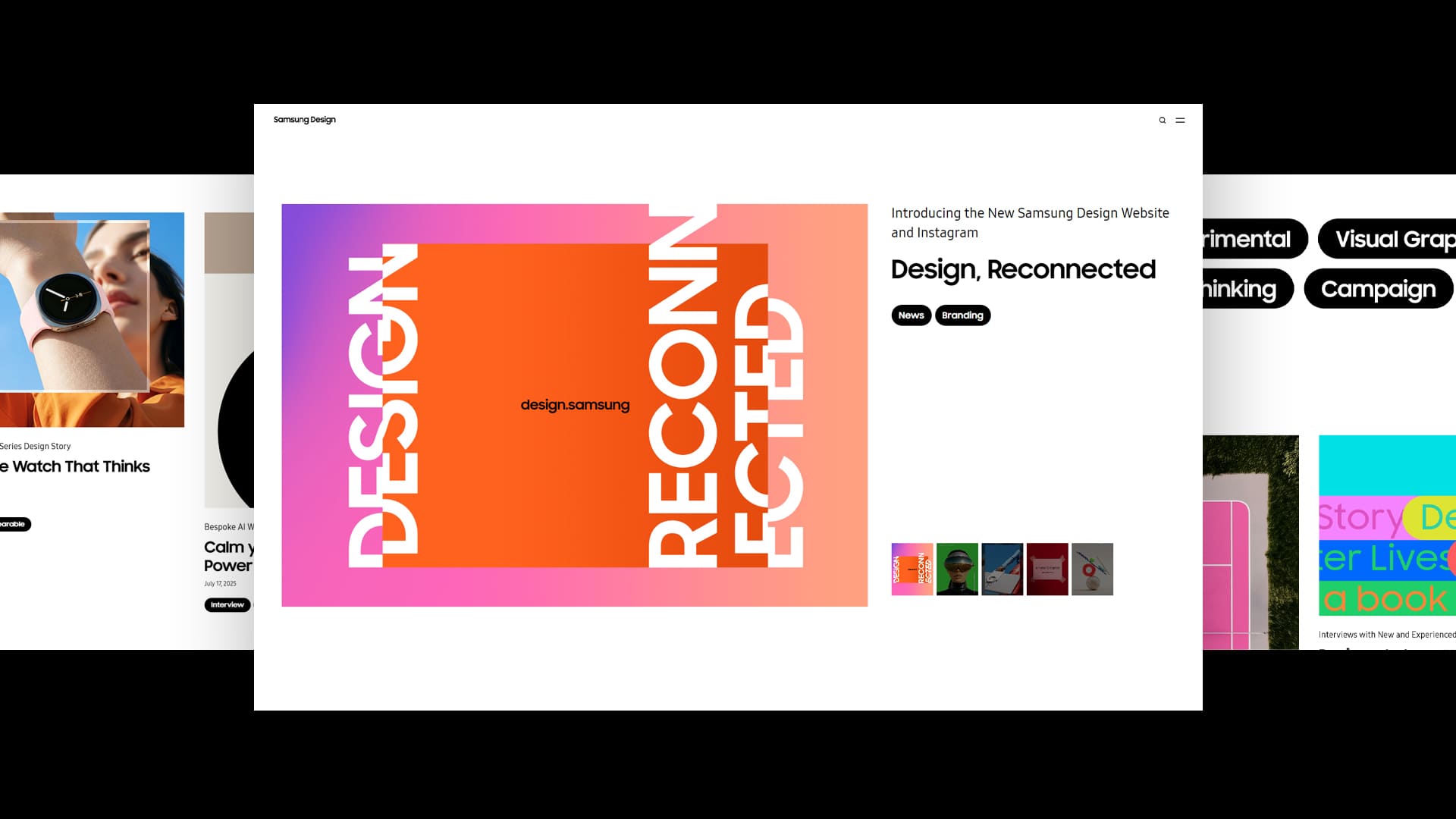 A Samsung design reconnected