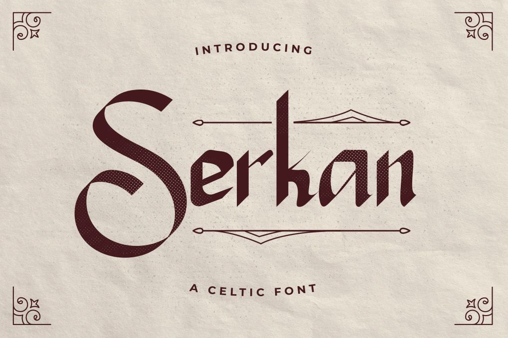 A Celtic font