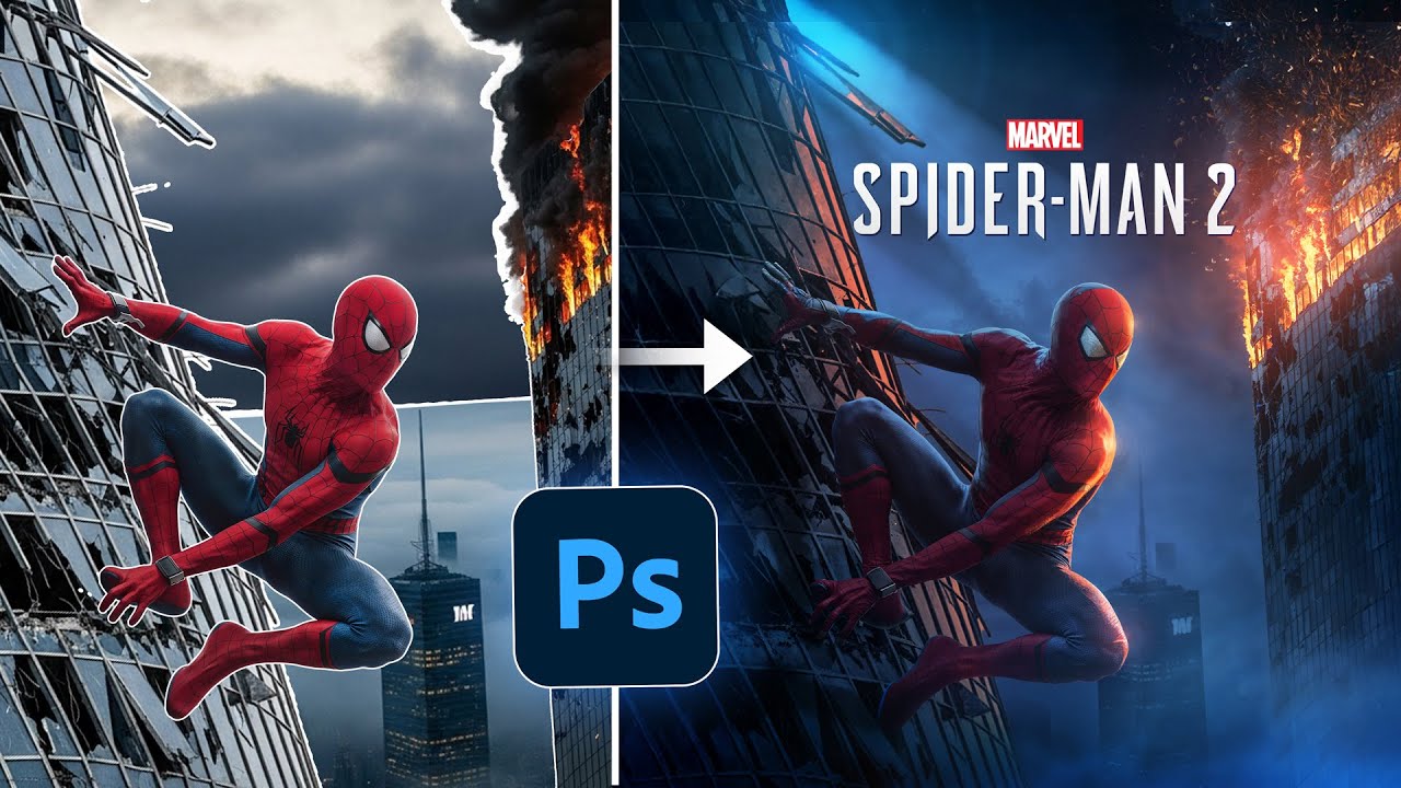Create Spider-Man Poster Design in Photoshop Tutorial