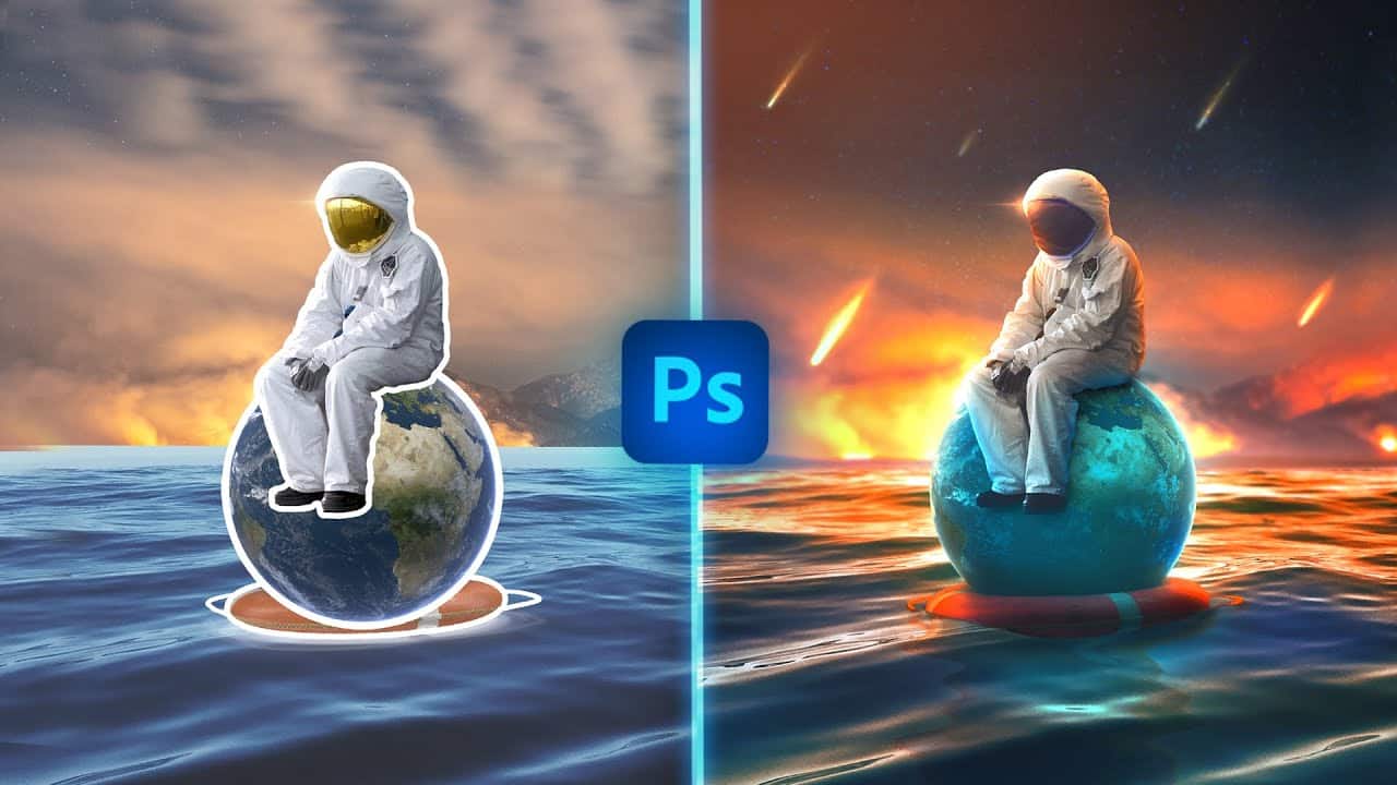 Photoshop manipulation lost at sea
