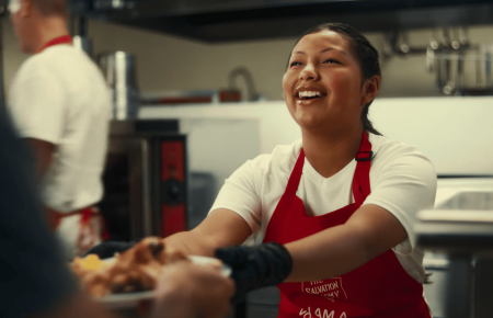 The Salvation Army Give with Joy ad