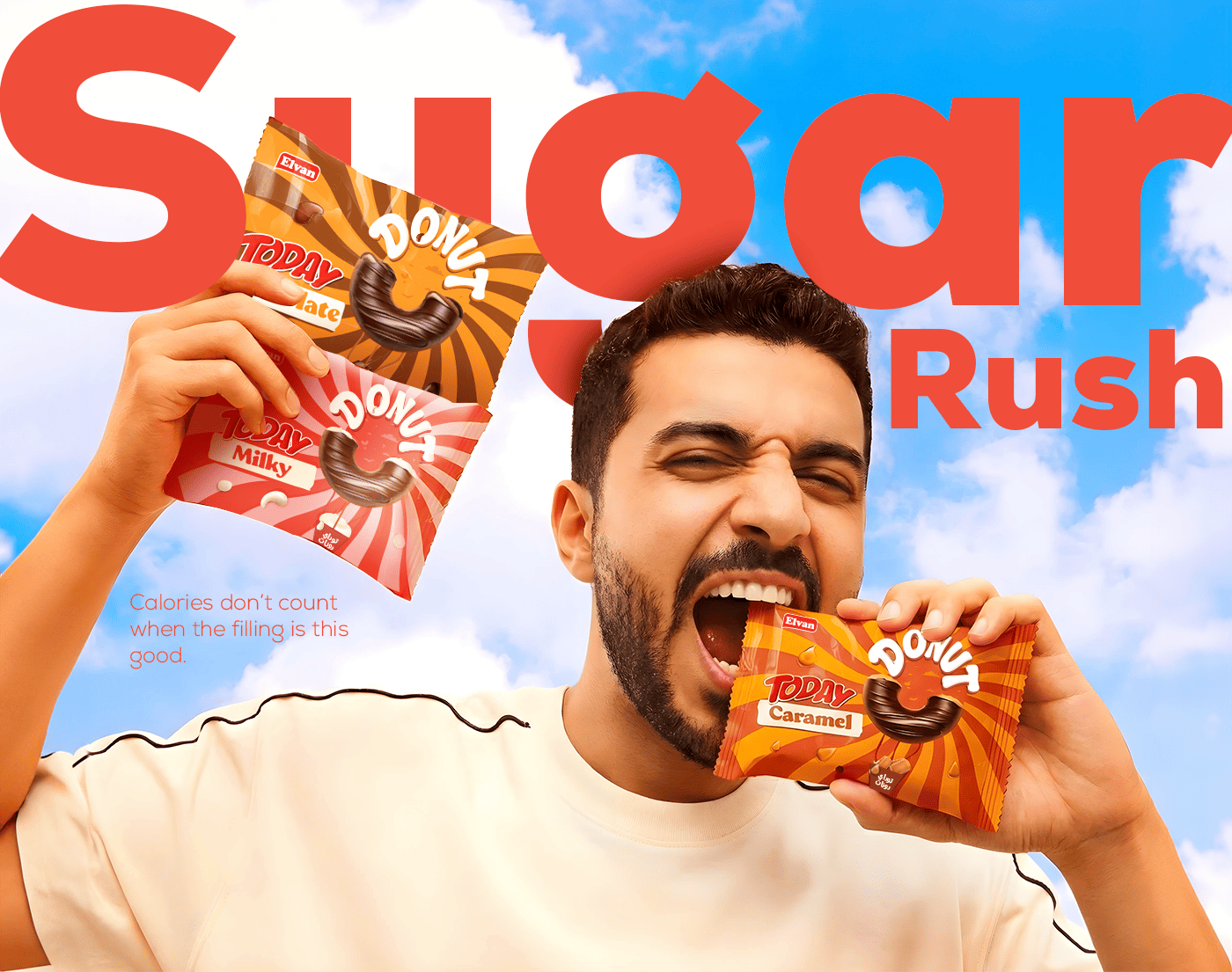 Man eating Today Donuts