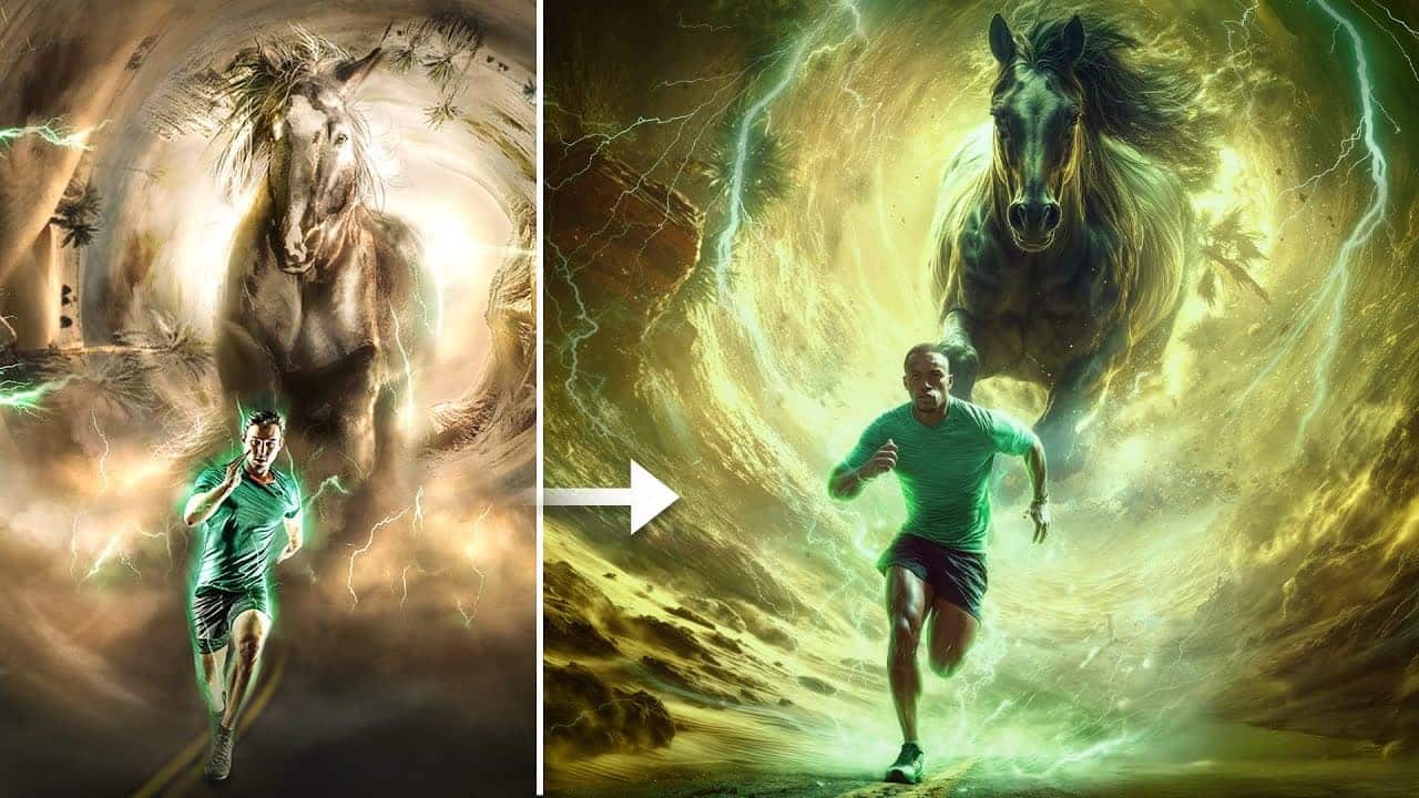 A Top-Tier ad design in Photoshop and AI