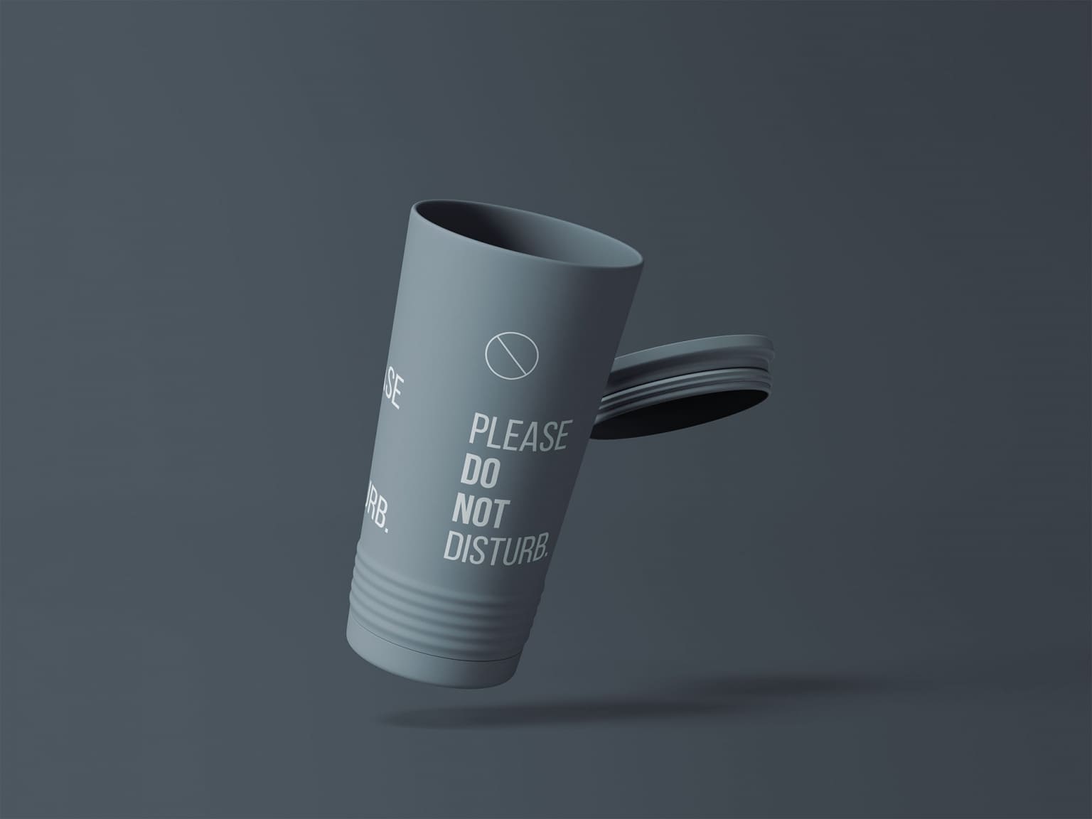 A free tumbler cup mockup