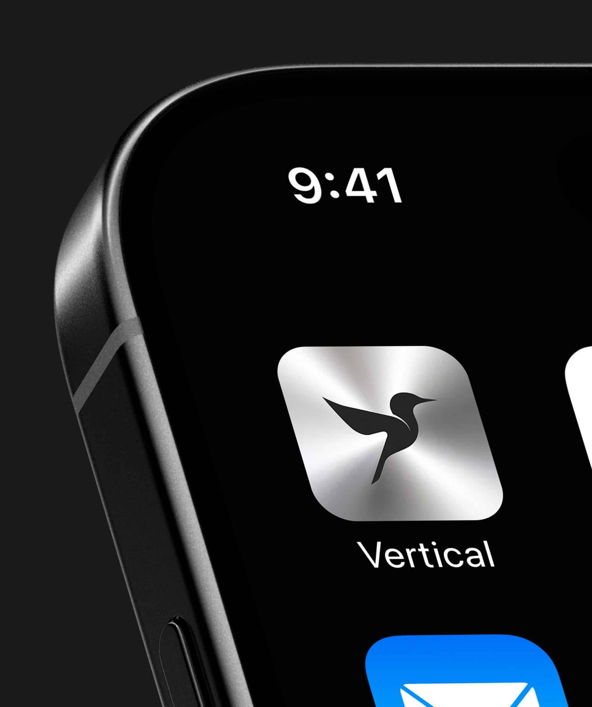 Vertical app logo