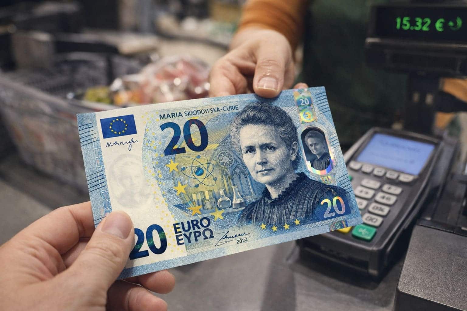 Maria Skłodowska-Curie created in AI