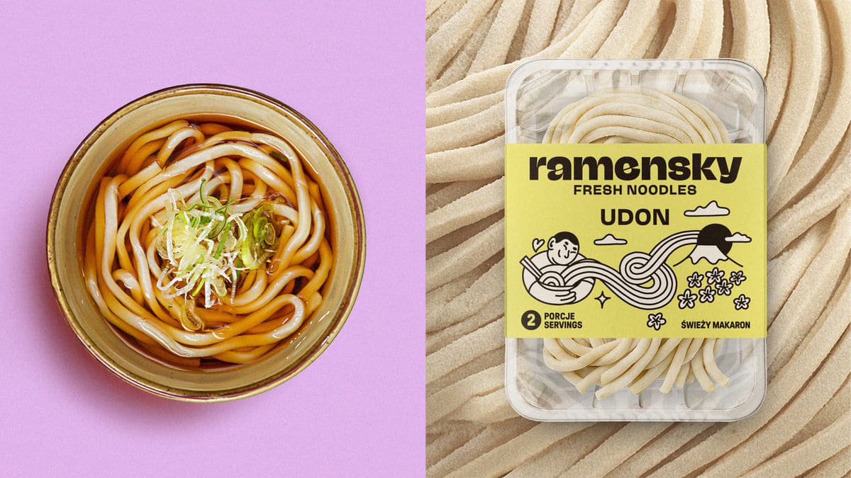 Ramensky noodles packaging and look
