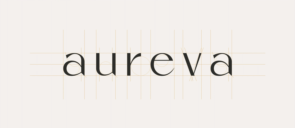 Aureva logo design