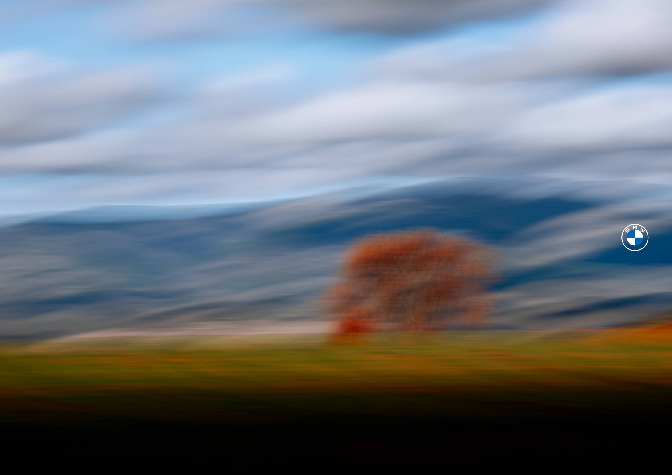 BMW blur nature ad campaign