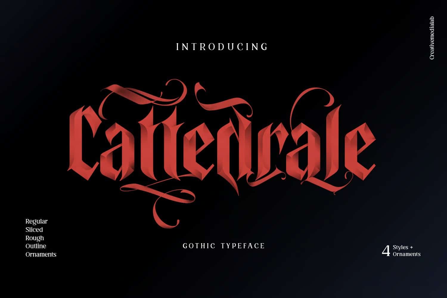 A Gothic typeface