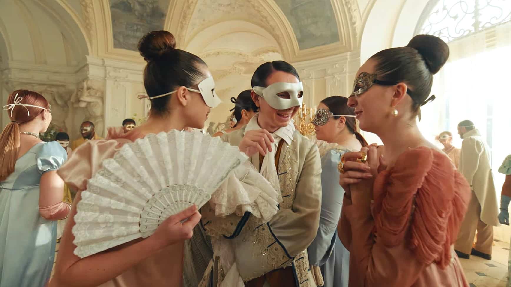 Dove and Bridgerton film scene