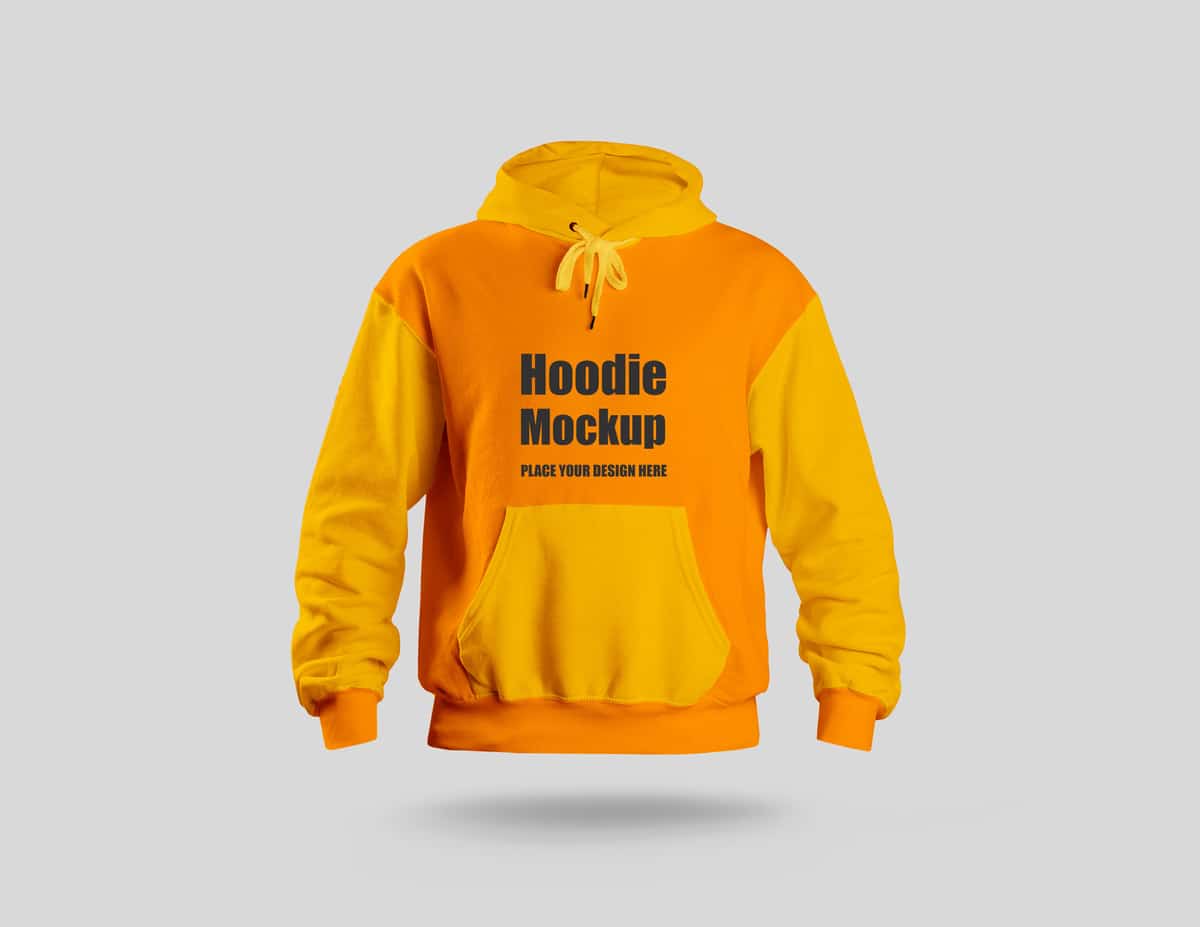 A free full sleeves hoodie mockup