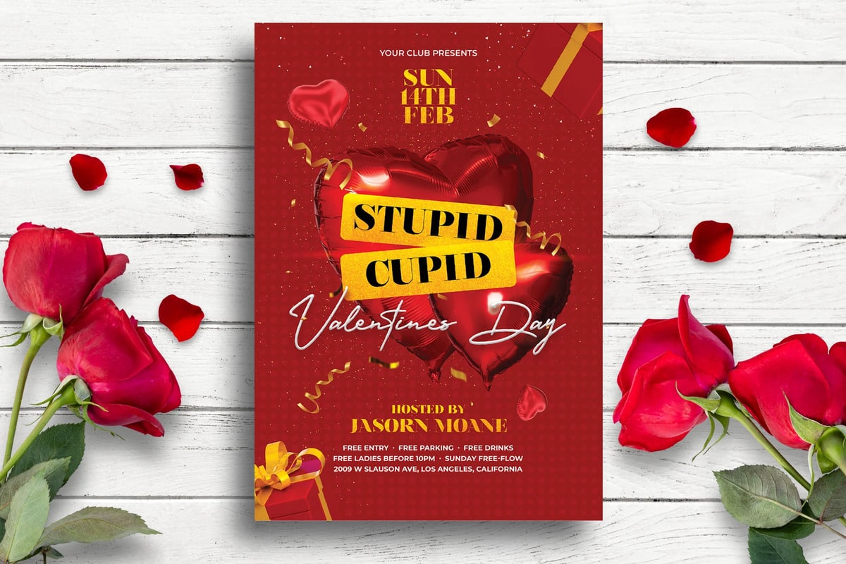 Happy Valentine's Day Flyer