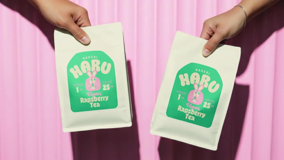 Haru cookies in the bags