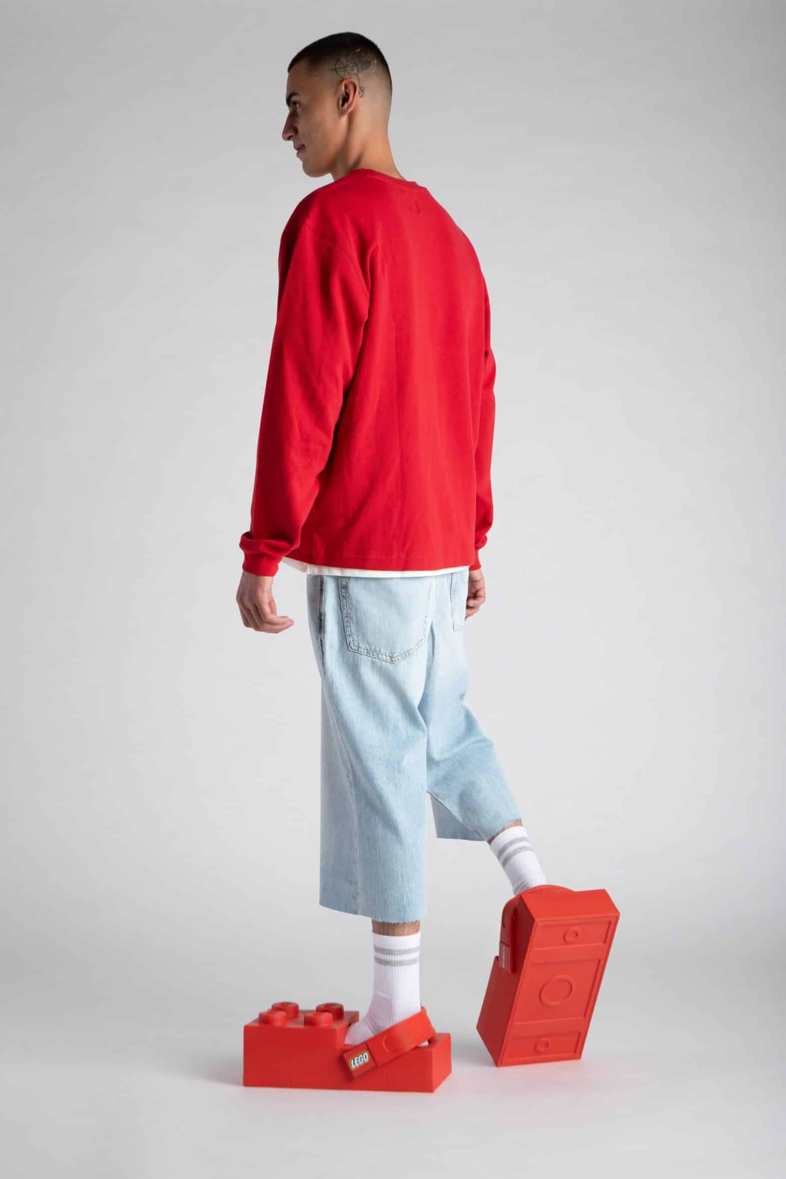 Lego Crocs Clogs man wearing