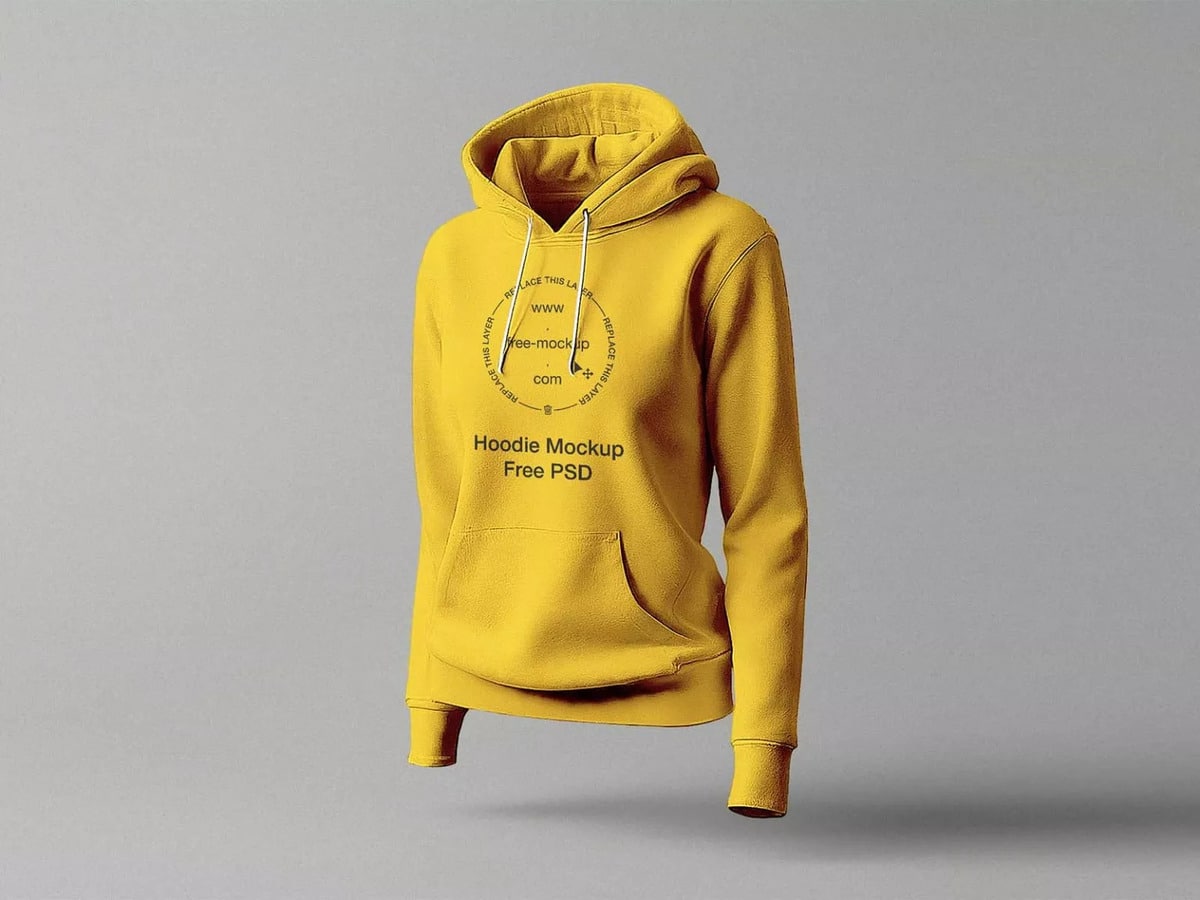 A free hoodie mockup