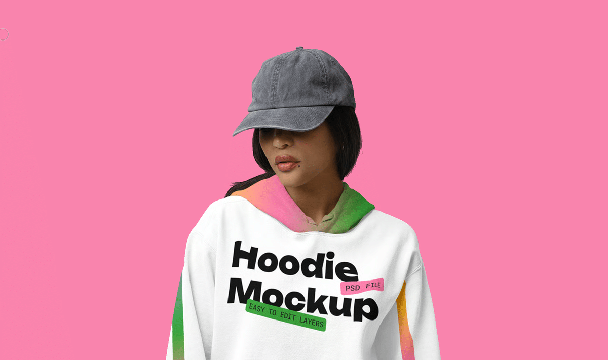 A hoodie mockup set