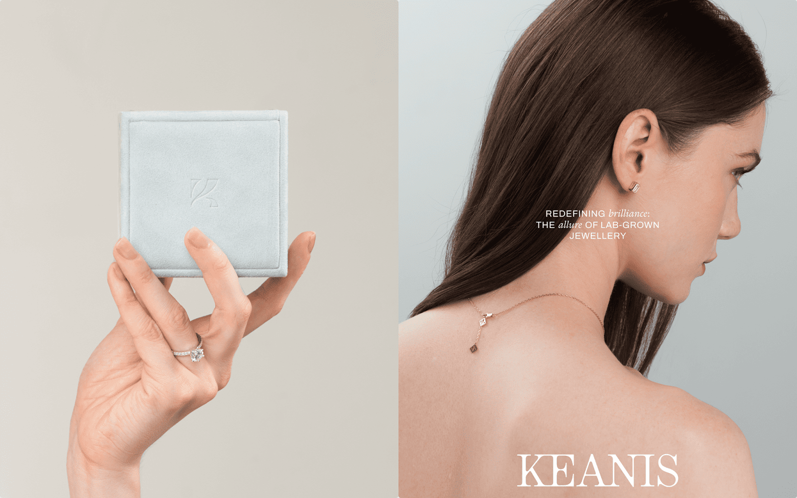 Keanis close-up photo and jewelry