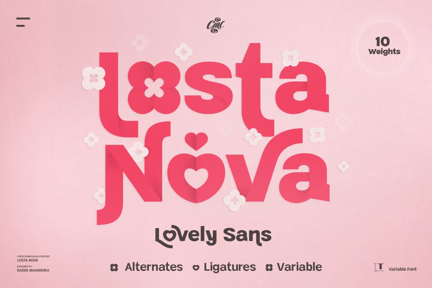 A lovely sans serif font