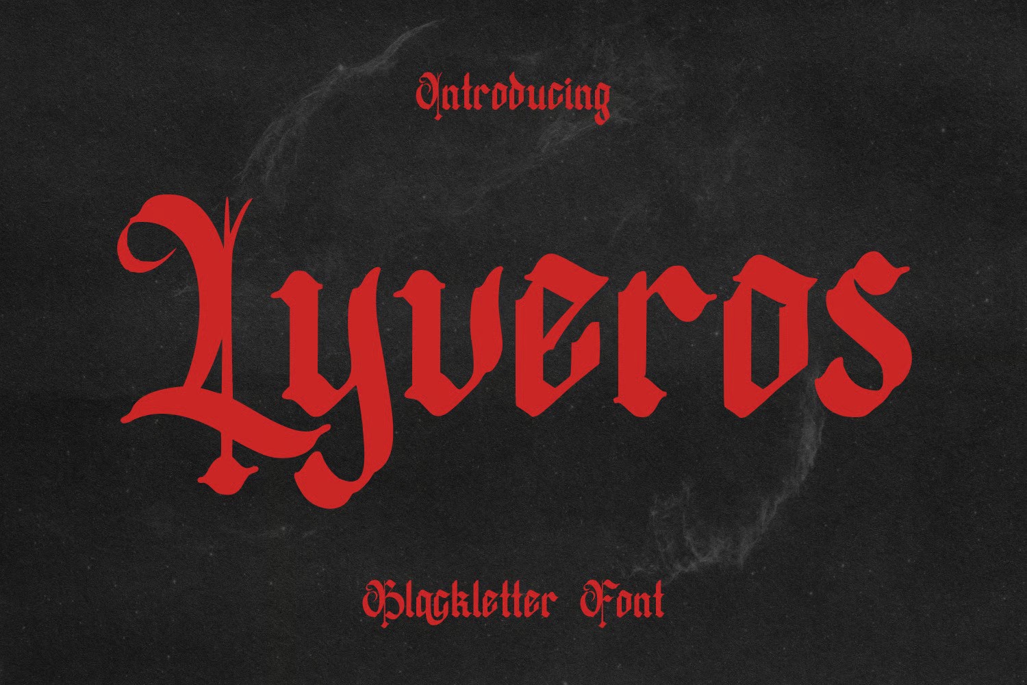 A Gothic Blackletter font
