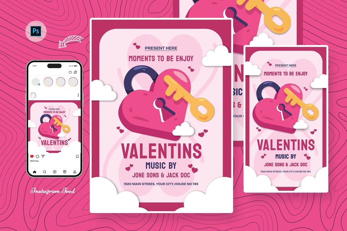 Millions Valentines Day flyer