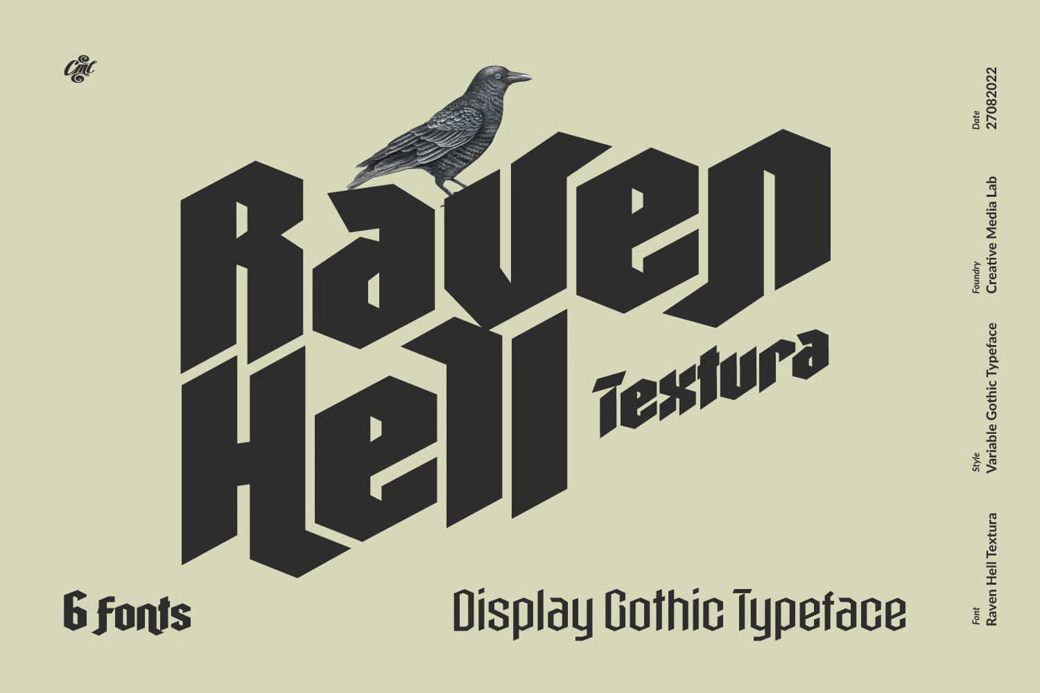 A display Gothic typeface