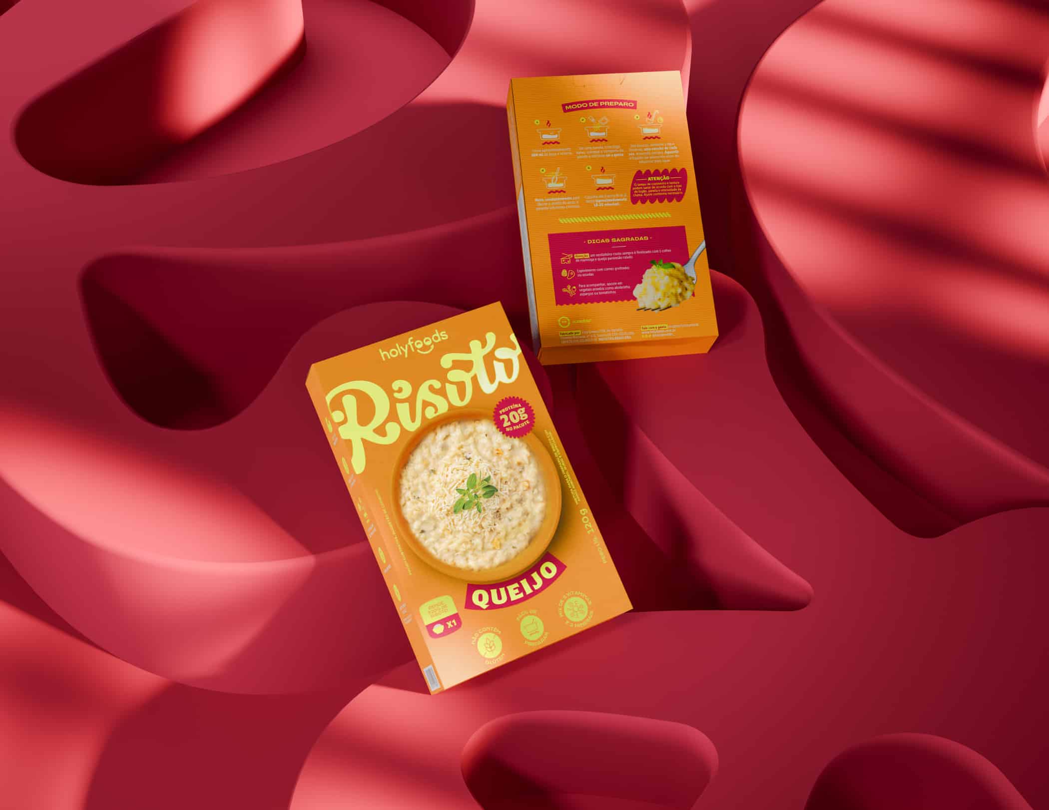 Risoto yellow packaging