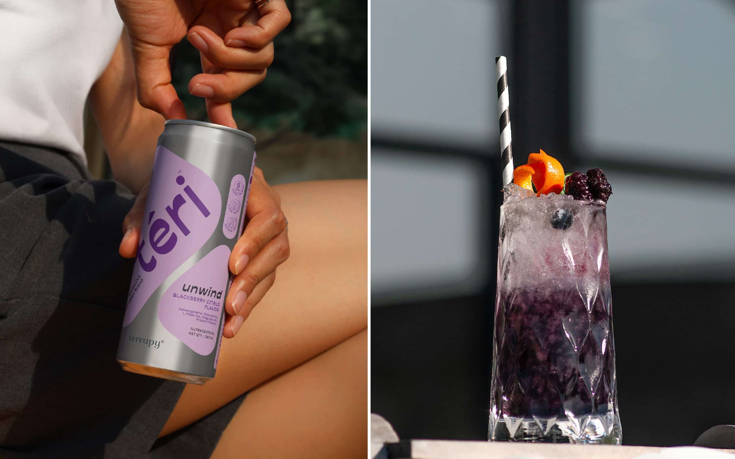 A cocktail from wellness drink