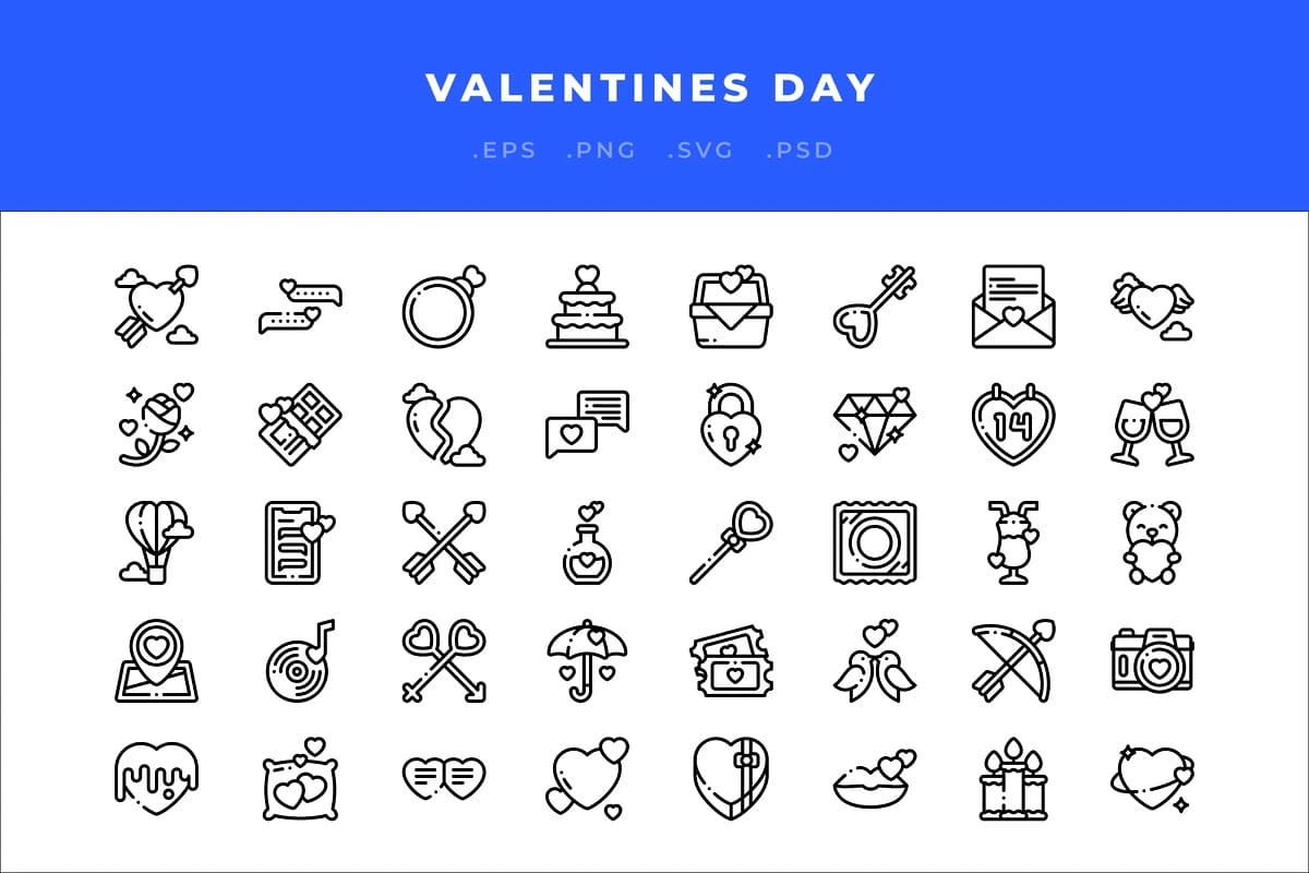 A Valentine's Day Icons