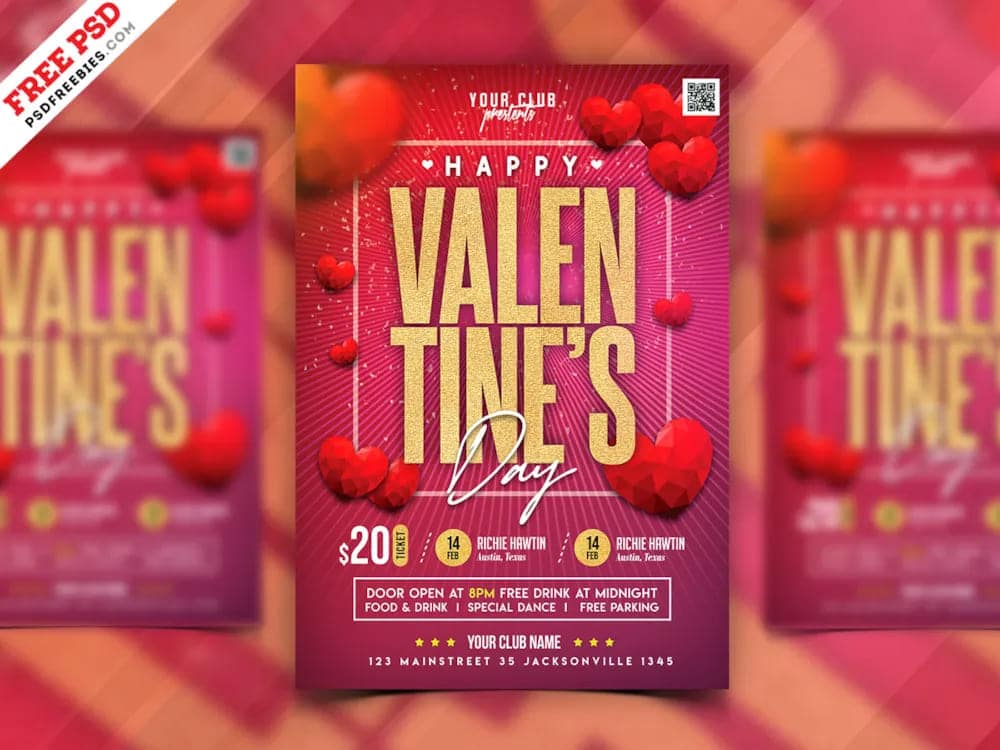 Valentine's Day Special Event Flyer