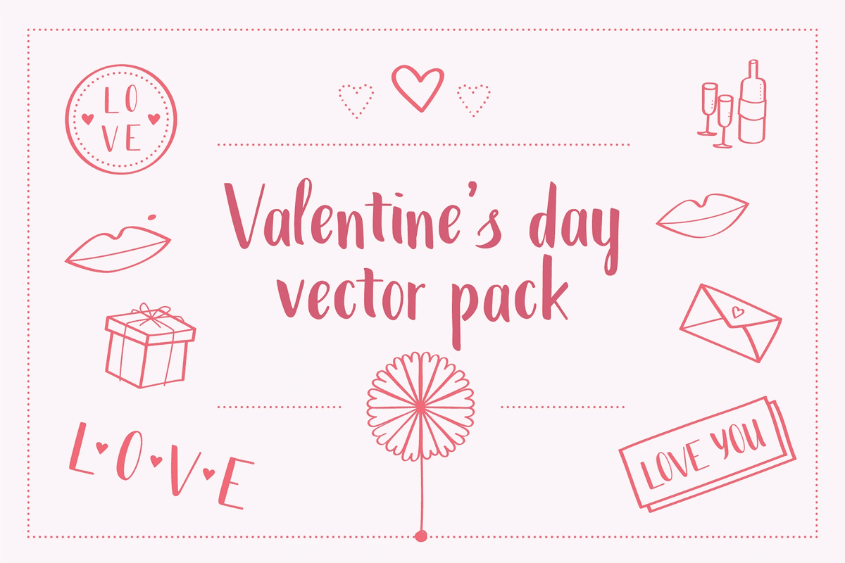 Valentine's Day Vector Pack