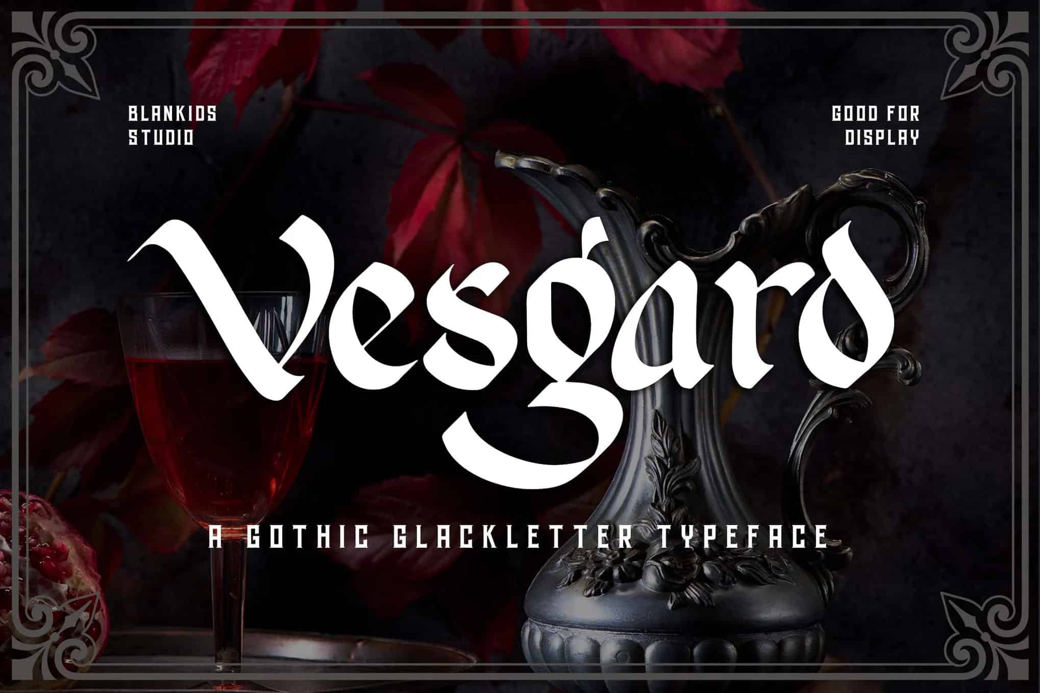 A Gothic Blackletter font