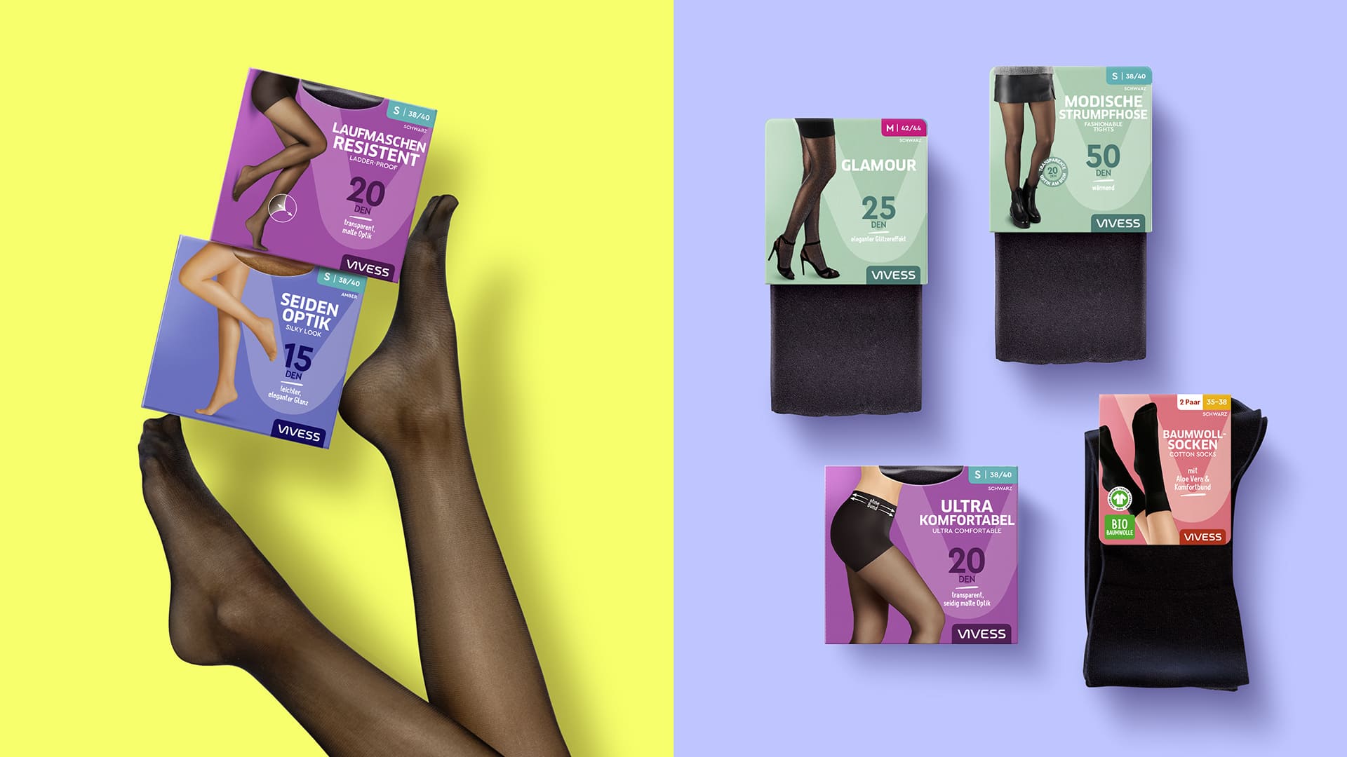 VIVESS women textile packaging