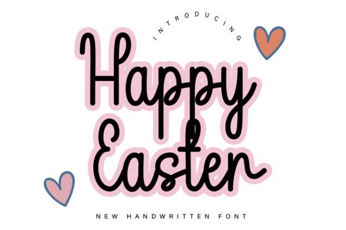 A free handwritten font