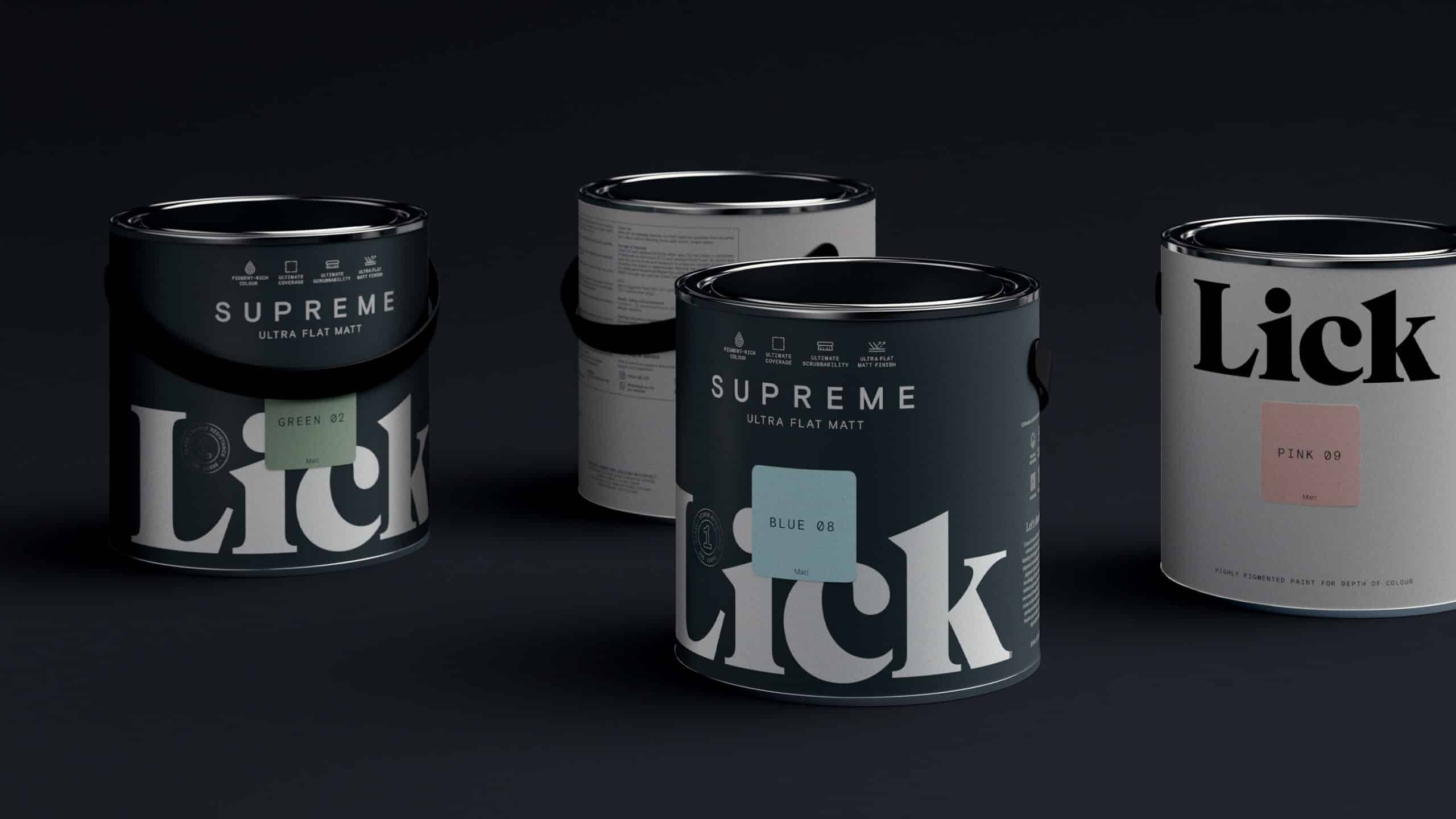 Lick Supreme color branding