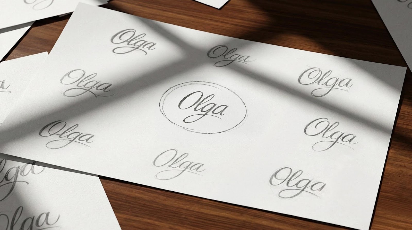 Olga sketched logo