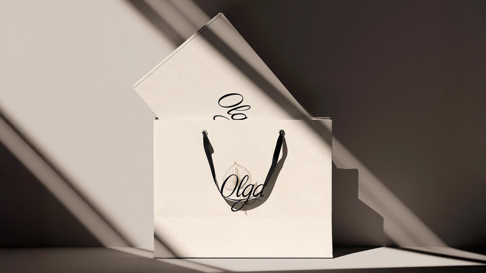 Olga logo on shopping bag