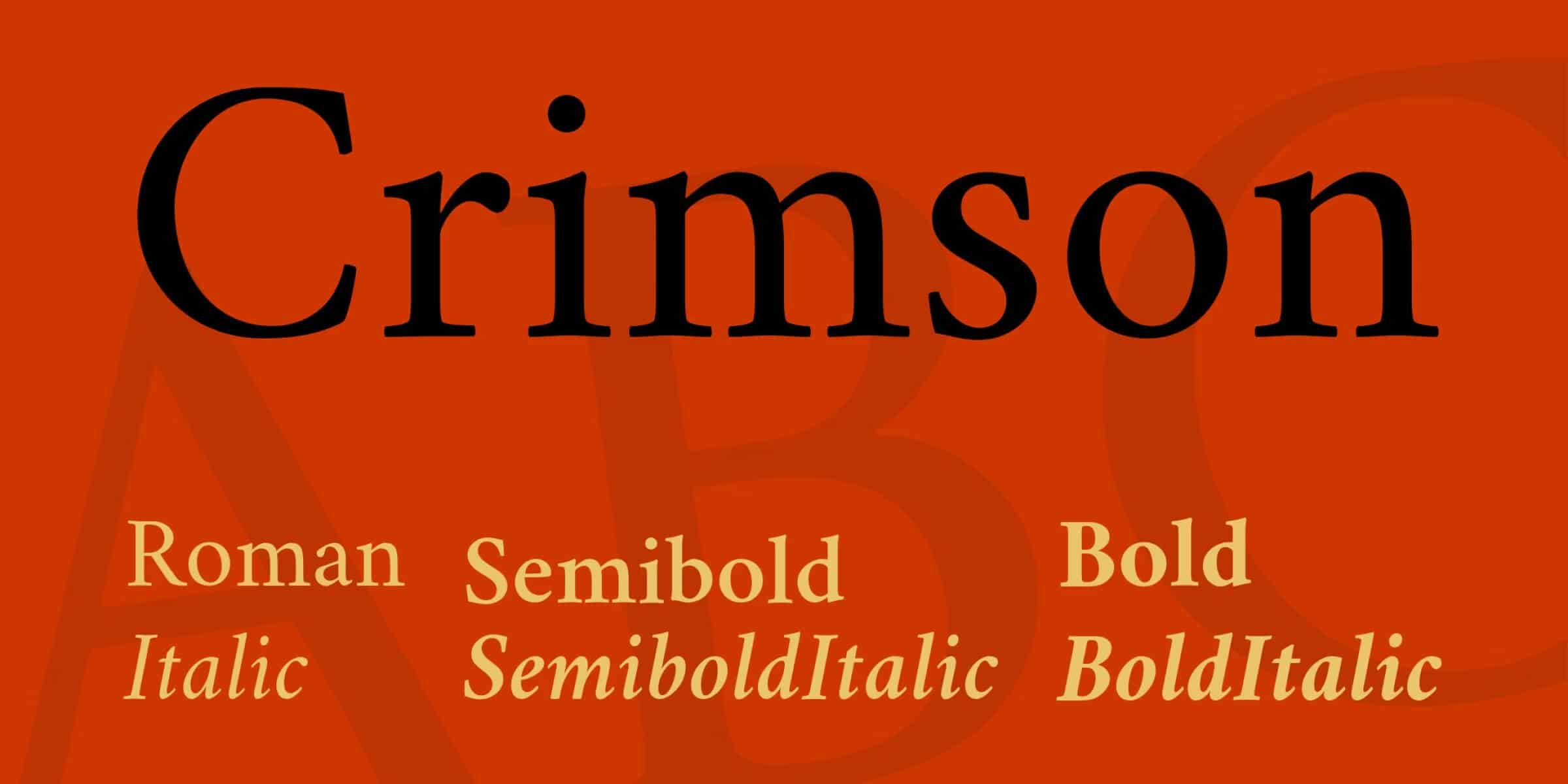 A free Roman font