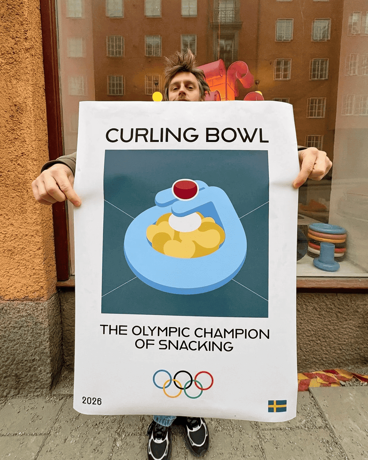 Curling bowl for Olympic Games