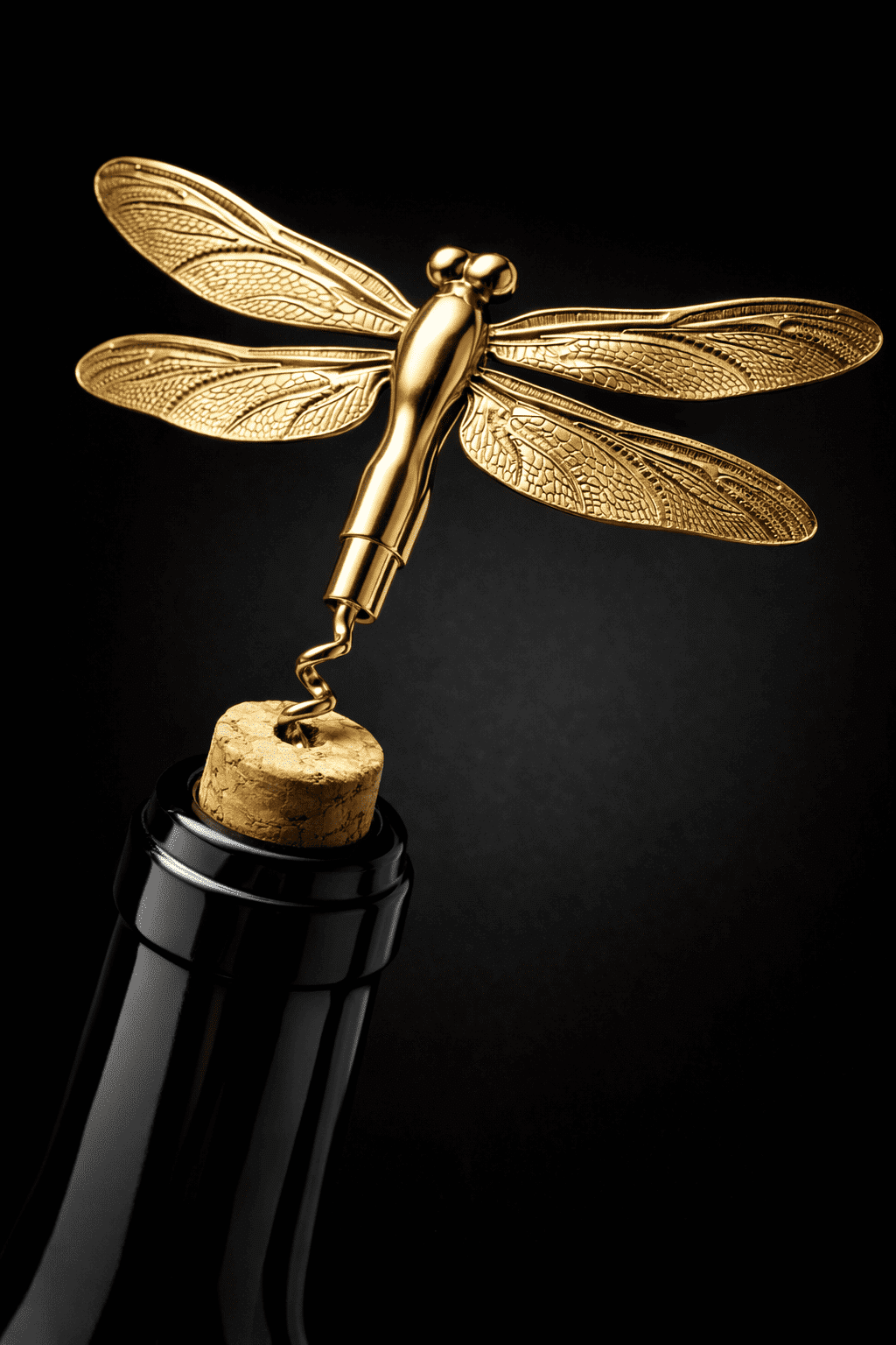 The corkscrew with dragonfly style