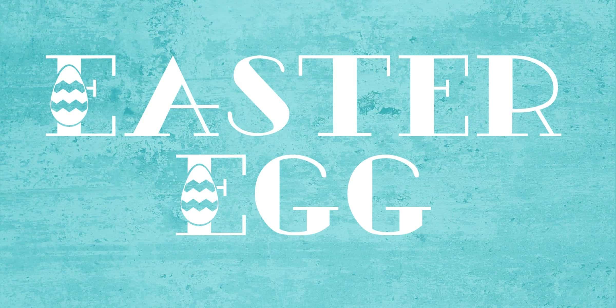 A free Easter font